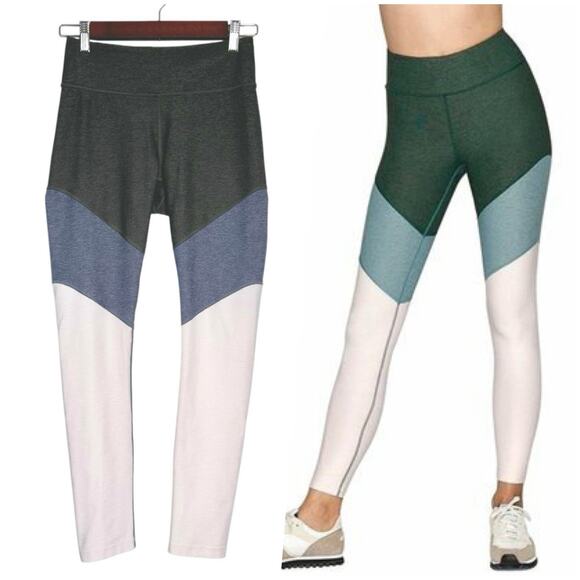 Outdoor Voices Pants - Outdoor Voices | Women | Tri-Tone 7/8 Length Athletic Workout Leggings | Small